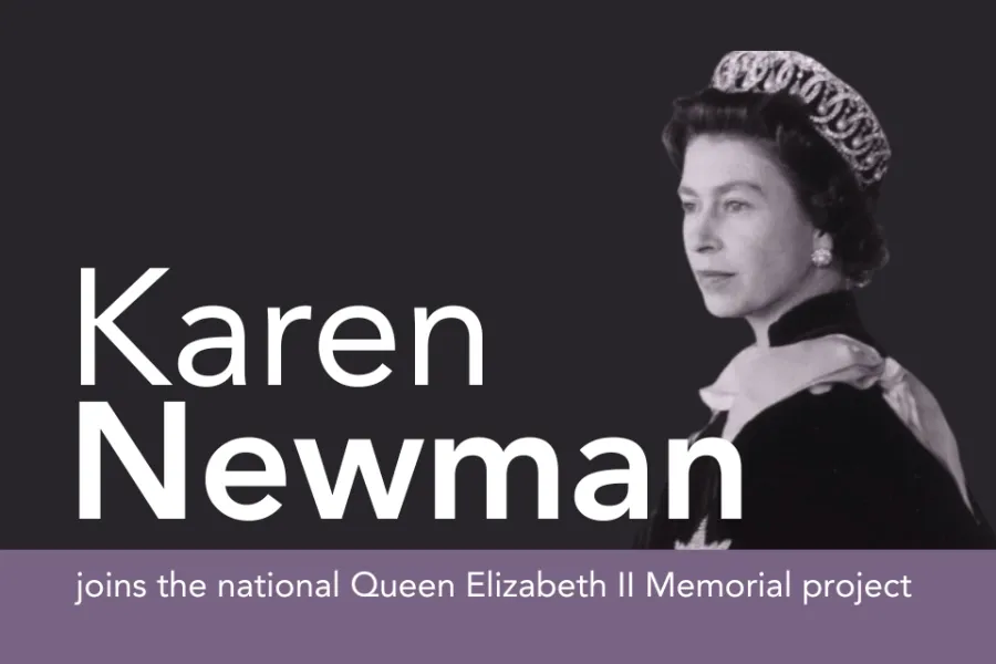 Ünlü Heykeltıraş Karen Newman, Kraliçe II. Elizabeth Ulusal Anıtı Projesine Katıldı