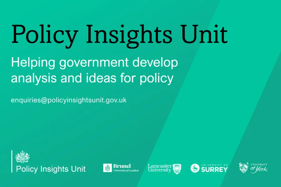 Policy Insights Unit: Temel Hizmetimize Yeni Bir İsim