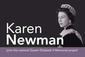 Ünlü Heykeltıraş Karen Newman, Kraliçe II. Elizabeth Ulusal Anıtı Projesine Katıldı